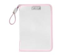 Pochette transparente pour livre, 33 x 23 cm, organiseur de rangement étanche, fermeture éclair, couverture de livre pour fichiers, documents, planificateurs, cahiers, , étudiants, adolescents