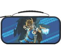 Etui de voyage Plus Glow Link Hero pour Nintendo Switch Nintendo Switch Lite et Nintendo Switch Modèle OLED Noir et Bleu