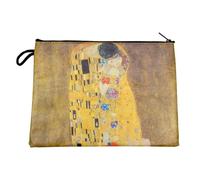 Pochette Trousse à maquillage 'Gustav Klimt' (le baiser) - 21x16 cm [R7054]