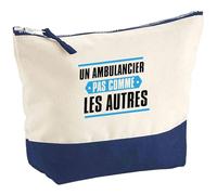 Pochette Un ambulancier Pas comme Les Autres | Pouch | Idée Trousse Toilette Maquillage Cadeau Anniversaire Fête Original Famille Travail Départ Collègue Retraite