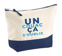 Pochette Un Couac Ca Soublie - Pouch - Idée Pochette Rangement Cadeau Anniversaire Fête Original Famille Travail Départ Collègue Retraite Noël. - Bleu&Turquoise - 1