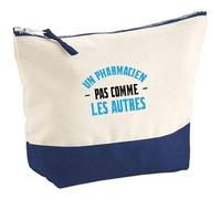 Pochette Un pharmacien Pas comme Les Autres | Pouch | Idée Trousse Toilette Maquillage Cadeau Anniversaire Fête Original Famille Travail Départ Collègue Retraite