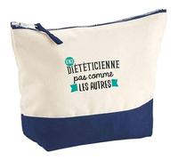 Pochette Une diététicienne Pas comme Les Autres | Pouch | Idée Trousse Toilette Maquillage Cadeau Anniversaire Fête Original Famille Travail Départ Collègue Retraite