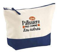 Pochette Une pâtissière Pas comme Les Autres | Pouch | Idée Trousse Toilette Maquillage Cadeau Anniversaire Fête Original Famille Travail Départ Collègue Retraite