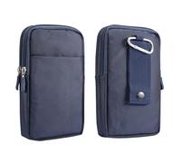 Pochette universelle en nylon pour téléphone portable avec clip ceinture pour Samsung Galaxy S26 S25 S24 S23 S22 S21 Ultra 5G/Plus, Note 20, étui portefeuille pour sports de plein air, pour iPhone 17