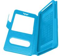 Pochette universelle Smartphones max. 145 x 151 x 77mm, 2 fenêtres - Bleu turquoise