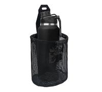 Pochette Utilitaire avec Cordon de Serrage - Grande capacité Pliable en Maille - Outil de récupération - Sac de Rangement pour Le Camping, la Chasse, la randonnée, Noir, Refer to