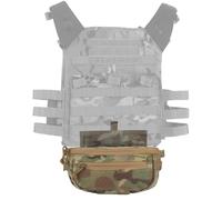 Pochette Utilitaire Camouflage pour Configurations Chest Rig Compatibles, Dangler Pouch avec Double Zip et Sangle de Transport Réglable(CP)