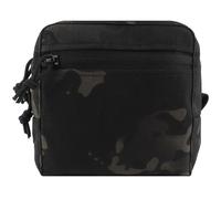 Pochette Utilitaire Molle GP, Pochette de Rangement Polyvalente avec Poche Zippée Avant, Intérieur Hook-and-Loop, pour Ceinture Gilet et Sac(B CP)