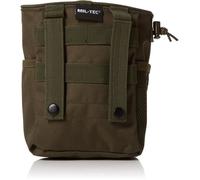 Pochette vide - MIL-TEC - Vert Olive - Polyester - 14x7x20,5 cm - 2 poches latérales