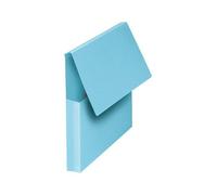 Oxford Chemises à poche Carte Kraft 24 x 32 cm Bleu pastel - Lot de 10