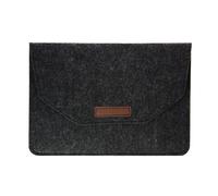 Pochettee Ordinateur Portable 11'' Feutrine Intérieur Soft Touch Noir