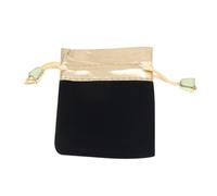 Pochettes à Bijoux en Velours Noir 10pcs, Célébration Halloween