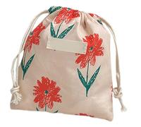 Pochettes à cordon de serrage à motif floral japonais pour cosmétiques et accessoires, sac de rangement tendance à motif floral, sac de rangement pour écouteurs, b, Beauté de masse