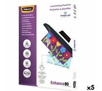 Pochettes à plastifier Fellowes 100 Pièces Transparent A3 [5 Unités]