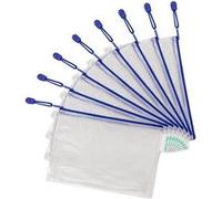 Tarifold Pochettes à zip A5 - Sachet de 8 - Bleu