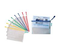 Pochettes à zip A6 paysage Tarifold - Sachet de 8