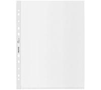 Leitz Pochettes A4 Maxi – Lot de 25, 80 feuilles, 100 µm, bande perforée, 100% recyclable