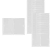 Pochettes Adhésive Transparente, 16 Pcs Porte-Étiquettes Autocollants 15.5*21.8cm, Pochette Autocollant, Avec Ouverture Sur Le Dessus, Pour Maison Bureau École