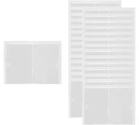 Pochettes Adhésive Transparente, 16 Pcs Porte-Étiquettes Autocollants 15.5*21.8cm, Pochette Autocollant, Avec Ouverture Sur Le Dessus, Pour Maison Bureau École