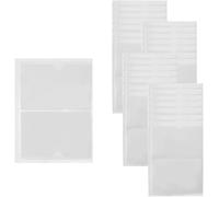 Pochettes Adhésive Transparente, 16 Pcs Porte-Étiquettes Autocollants 15.5*21.8cm, Pochette Autocollant, Avec Ouverture Sur Le Dessus, Pour Maison Bureau École