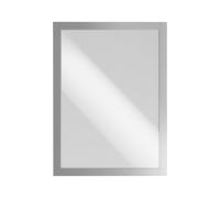 Durable 487223 DURAFRAME A4 - 4872 Cadre d'information autocollant DIN A4 argent (l x H) 236 mm x 322 mm 2 pc(s)