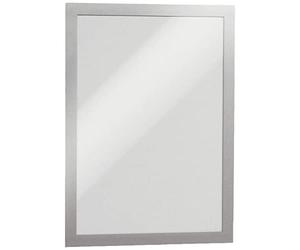 Pochettes adhésives Duraframe Durable pour document A4 - Lot de 2 - argent