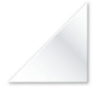 Pochettes adhésives triangulaires, 75 x 75 mm, en PP,
