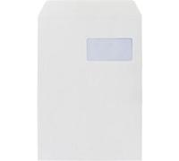 Pochettes administratives 229 x 324 autocollantes avec fenêtre - Blanc - La couronne G