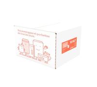 Pochettes administratives brun 162x229 mm autocollante avec bande protectrice sans fenêtre - Boîte de 500