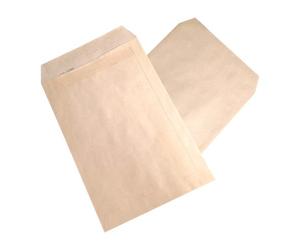 Pochettes administratives kraft brun 229x324 mm gamme budget sans fenêtre - Boîte de 250