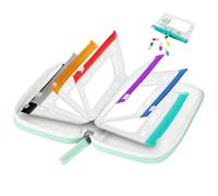 Pochettes anti-mastication pour tablettes - Conteneur scellé de qualité médicale divisé 14 emplacements, étiquette multicolore refermable pour supplément | Réfrigérateur de routine pour personnes