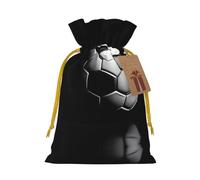 Pochettes avec cordon de serrage « I Like Soccer » pour cadeaux, sacs cadeaux réutilisables en tissu, pour les fêtes et les cadeaux de fête