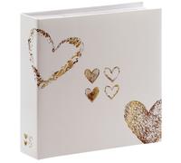 pochettes avec mémo Mariage LAZISE - 100 pages blanches - 200 photos - Couverture Blanche 22,5x22cm