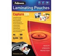 Fellowes Pochettes brillantes A6 125 microns - Paquet de 100
