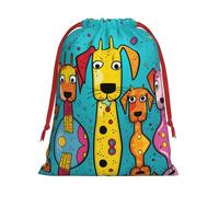 Pochettes cadeaux à motif chien tacheté S - Ajoutez une touche de formalité à vos mariages, Noël, anniversaires et anniversaires de mariage - (S à L)