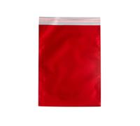 Pochettes cadeaux, feuille métallique brillante qualité extra épaisse, ROUGE, format 35x48+4cm, 50 pcs.