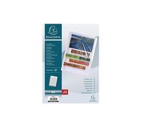 Exacompta Pochettes coins A4 PP 0,12 mm transparent lisse – Pack de 10