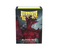 Pochettes de carte - ARCANE TINMEN - POCHETTES DRAGON SHIELD - MAT - Rouge sang - 100 CT