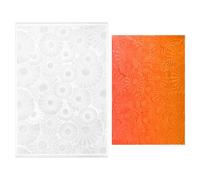 Pochettes de gaufrage 3D en plastique motif marguerites pour la fabrication de cartes, le scrapbooking, les loisirs créatifs