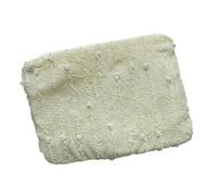 Pochettes de maquillage élégantes florales avec fermeture éclair pour clés, pièces de monnaie, rouge à lèvres, rangement compact en polyester, Vert, Beauté de masse