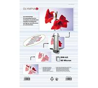 Olympia – Pochettes de plastification à chaud 9182 – DIN A3 80 microns – Lot de 25 transparentes