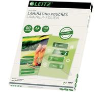 Pochettes De Plastification A4 80 Microns, Lot De 100, Finition Brillante, Compatibles Plastifieuses A4 Et A3