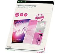 Leitz Pochettes de plastification A3 125 microns transparent brillant - Pack de 100