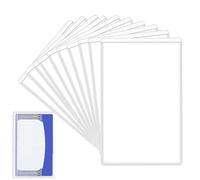 Pochettes de protection en PVC pour cartes de sécurité sociale - Transparentes - Pour femmes, jeunes, adolescents, garçons et filles