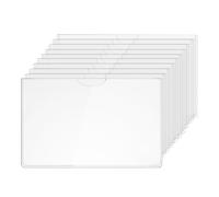 Pochettes de protection transparentes pour cartes de sécurité sociale - Protection de carte de sécurité sociale en PVC, protection multifonction pour permis de conduire pour famille