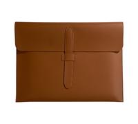 Pochettes de rangement en cuir avec fermeture sécurisée - Format lettre - Étui de transport pour voyage ou bureau - Dossier en cuir pour étudiants