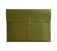 Pochettes de rangement en cuir avec fermeture sécurisée - Format lettre - Étui de transport pour voyage ou bureau - Dossier en cuir pour étudiants