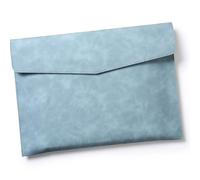Pochettes de rangement en cuir poids, dossier de documents résistant à l ' eau, fermeture à bouton magnétique pour les voyages d ' affaires, organisateur de documents en PU