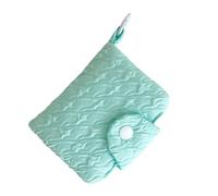 Pochettes de rangement fonctionnelles et portables en relief, idéales pour les voyages, Vert